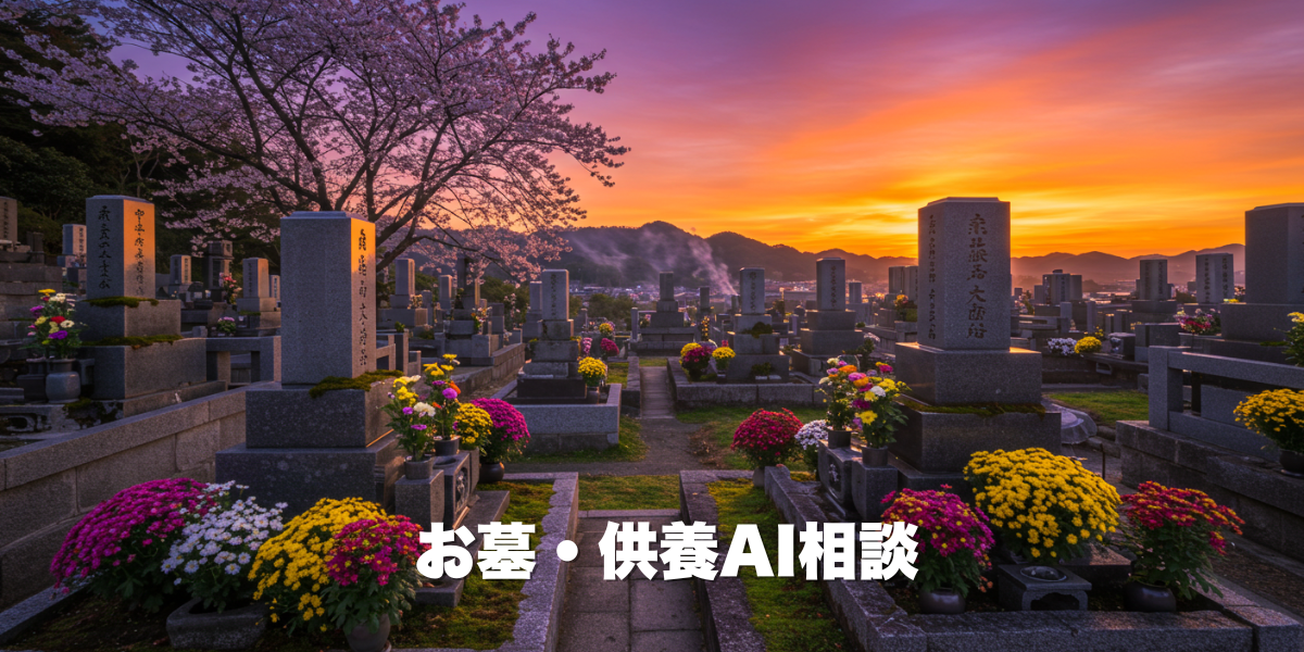 お墓・供養AI相談室